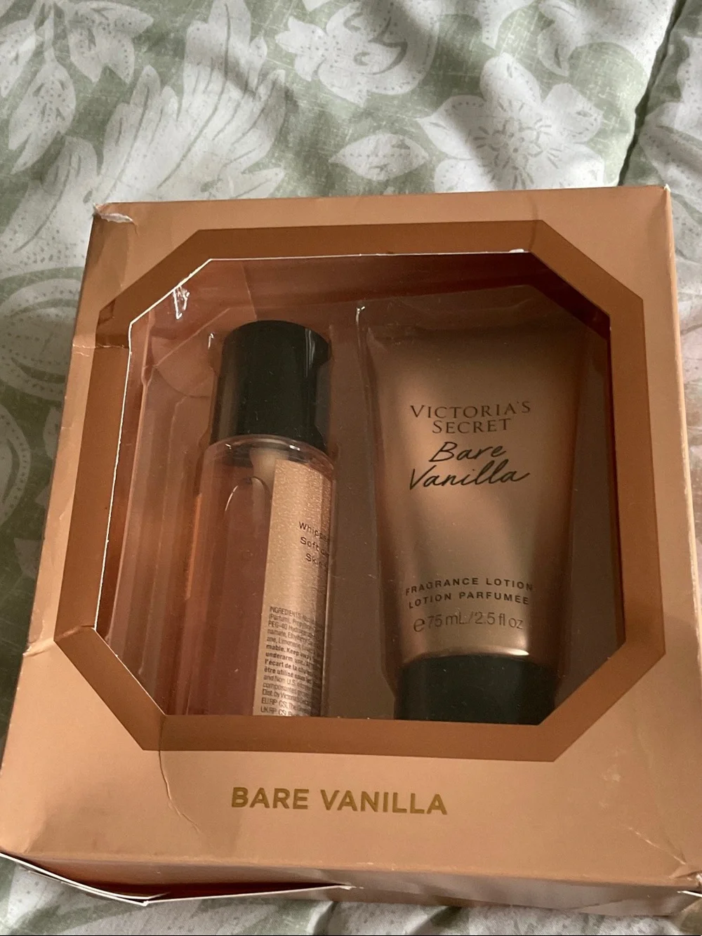 Victoria secret bare vanilla lotion and spray